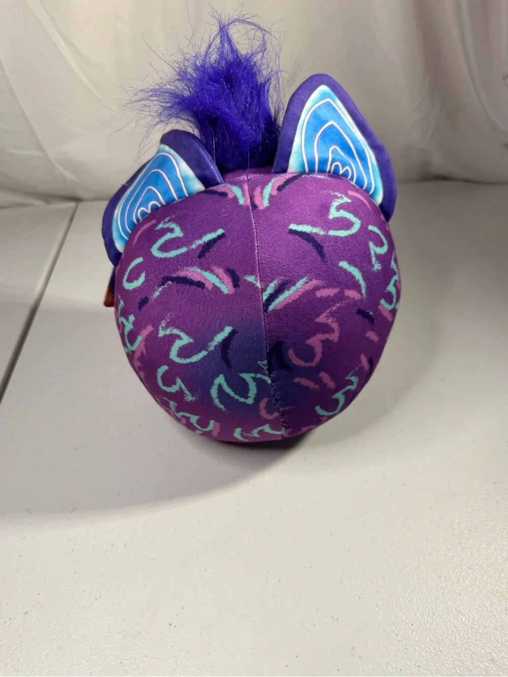 Furby Plush Toy in Purple with Teal Accents
